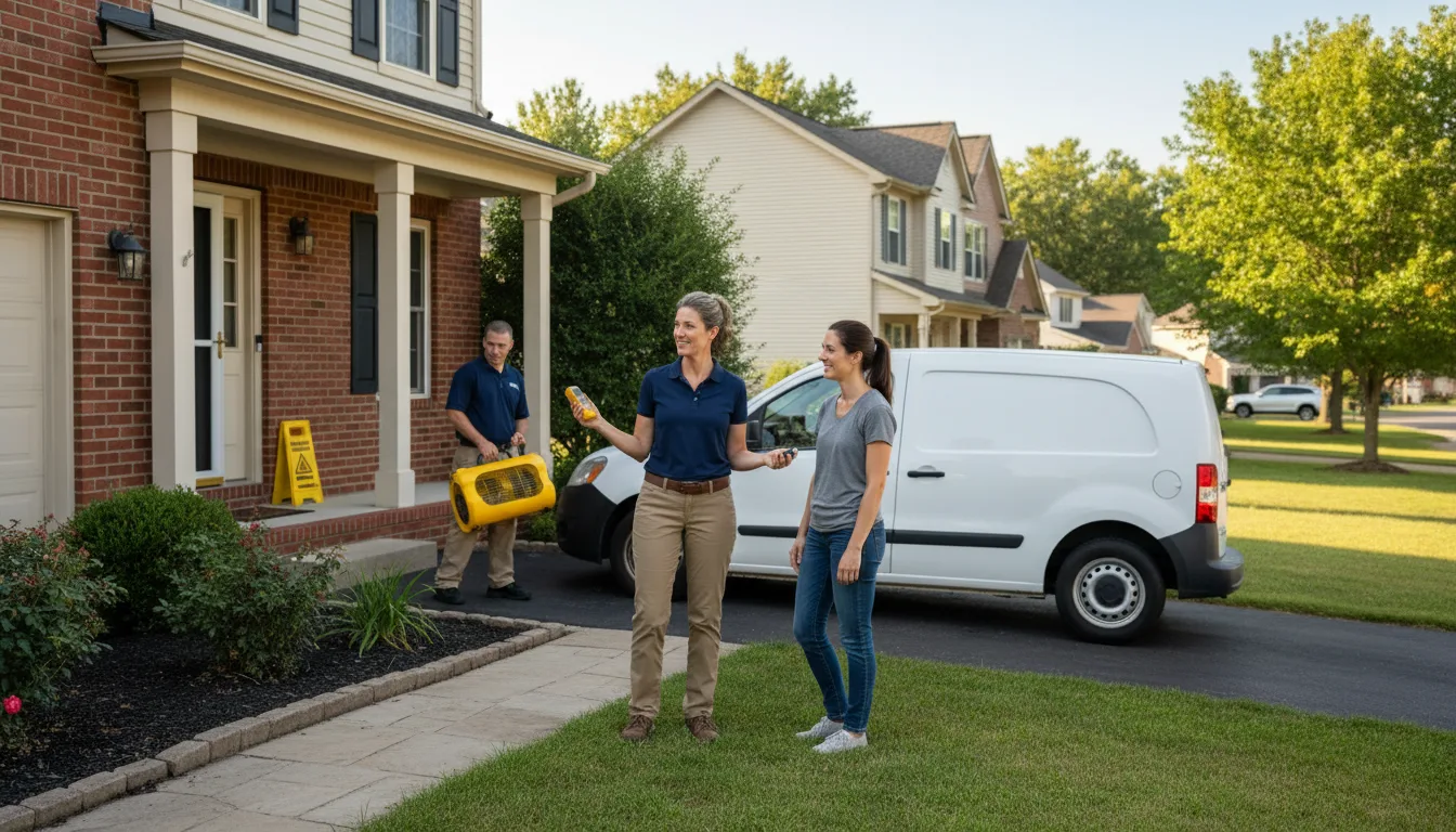 Water restoration image for Home Water Damage Repair in Fortville, IN
